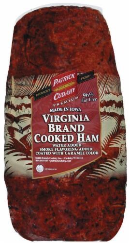 Grab & Go Patrick Cudahy Virgina Brand Cooked Ham Perspective: front