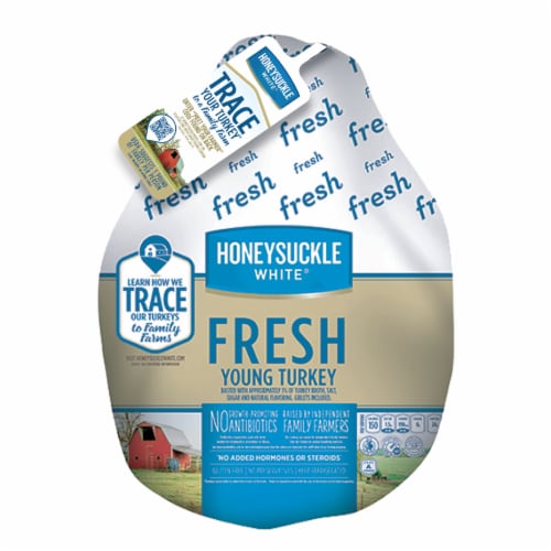 Honeysuckle White Fresh Young Turkey Perspective: front