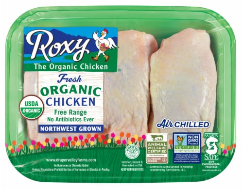 ROXY Organic Chicken Thighs Perspective: front