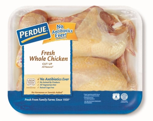 Perdue Whole Cut Up Chicken Perspective: front