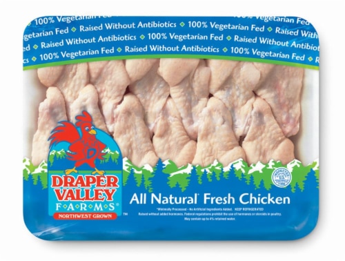 Draper Valley Farms Chicken Wing Drummettes Perspective: front