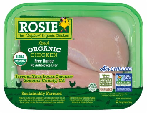 Rosie® Organic Chicken Breast Perspective: front