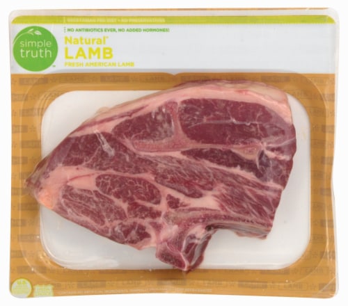 Simple Truth™ Natural Lamb Shoulder Chop Perspective: front