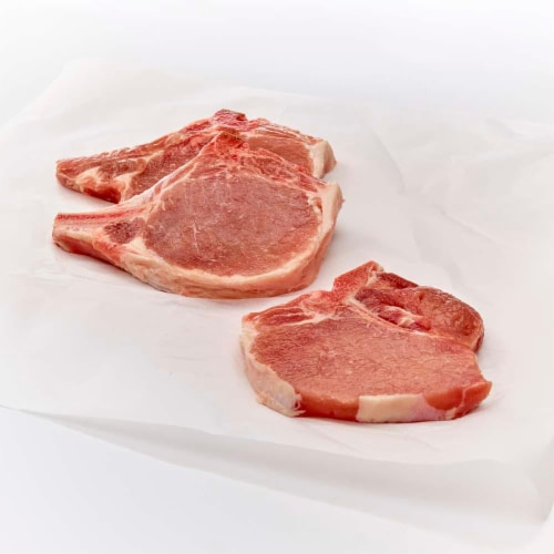 Pork Loin Chops (About 2 Chops per Pack) Perspective: front