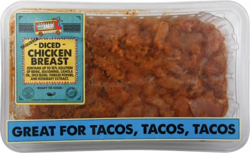 Calle Sabor Diced Fresh Chicken Breast Perspective: front