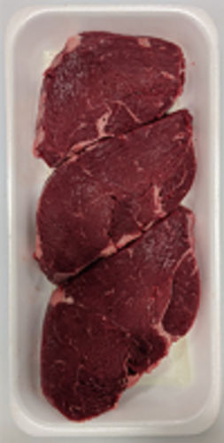 Private Selection Angus Top Sitloin Steak Bonless Family Pack Perspective: front