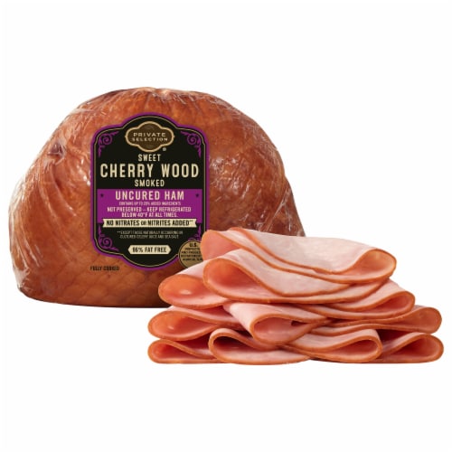 Private Selection Grab & Go Sweet Cherry Wood Smoked Ham Fresh Sliced Deli Meat Perspective: front