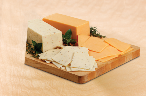 Tillamook Medium Cheddar Cheese Fresh Sliced Deli Cheese Perspective: front