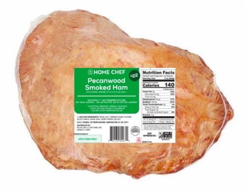 Home Chef Pecanwood Smoked Ham Perspective: front