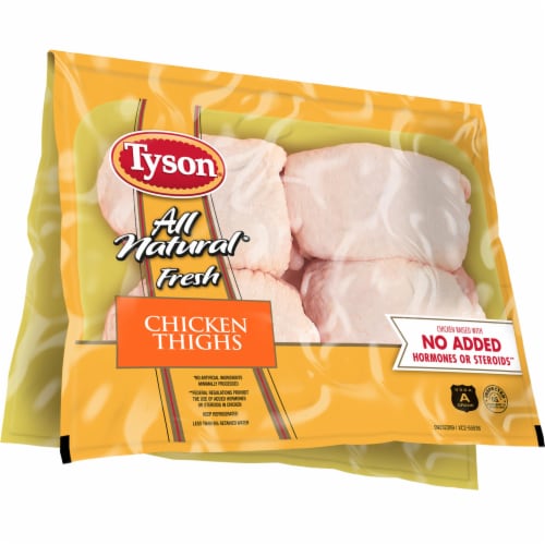 Tyson® All Natural Fresh Chicken Thighs Perspective: front