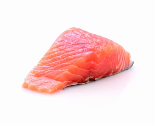 Fresh Atlantic Salmon Fillet Perspective: front
