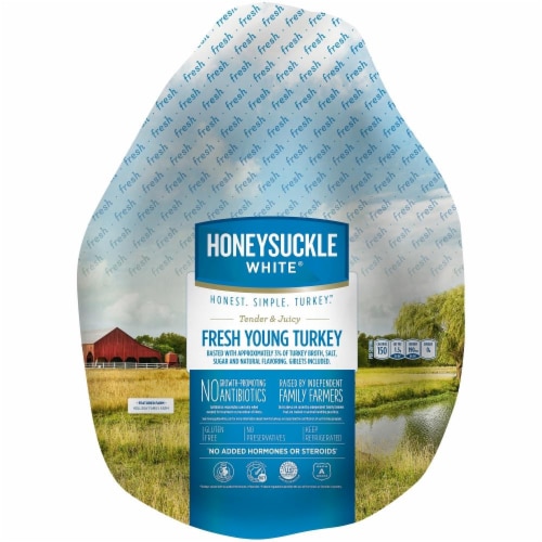 Honeysuckle White Whole Fresh Turkey (10-14 lb) Perspective: front