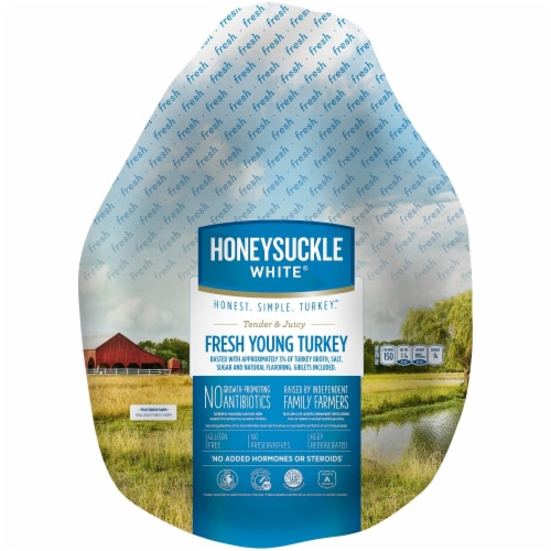 Honeysuckle White Whole Fresh Turkey (16-20 lb) Perspective: front