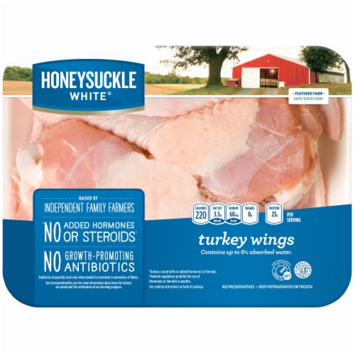 Honeysuckle White® Bone-in Turkey Wings Perspective: front