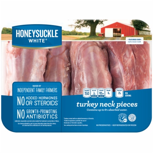 Honeysuckle White® Bone-in Turkey Necks Perspective: front