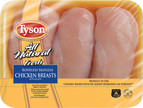 Tyson Boneless Skinless Fresh Chicken Breast Perspective: front