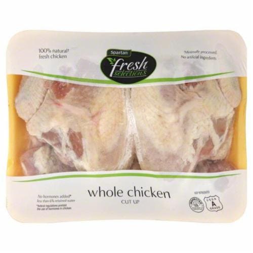 Tyson Whole Cut Up Chicken (Single) Perspective: front
