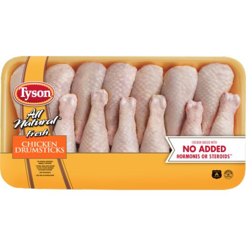 Tyson® All Natural Fresh Chicken Drumsticks Perspective: front