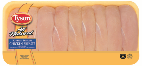 Tyson Boneless Skinless Chicken Breasts Perspective: front