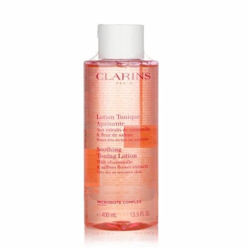 Clarins Soothing Toning Lotion Chamomile & Saffron Flower Extracts Very Dry or Sensitiv, 400ml/13.5oz - Dillons Food Stores