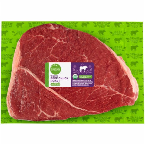 Simple Truth Organic™ Grass Fed Beef Chuck Roast Perspective: front