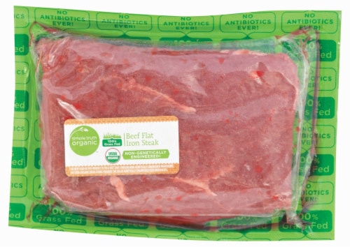 Simple Truth Organic™ Beef Flat Iron Steak Perspective: front