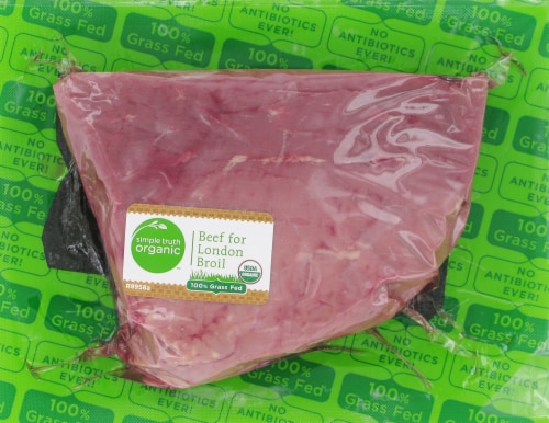 Simple Truth Organic™ 100% Grass Fed Beef London Broil (Single) Perspective: front