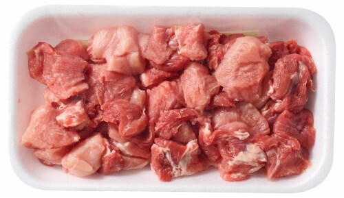 Diced Pork (about 1 pound) Perspective: front