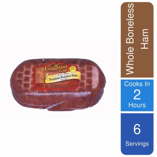 Cumberland Gap Hickory Smoked Premium Whole Boneless Ham Limit 2 at Sale Price Perspective: front