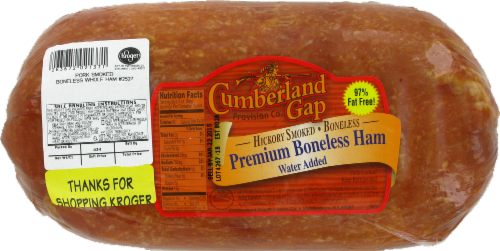 Cumberland Gap Whole Boneless Ham Limit 1 per Order Perspective: front