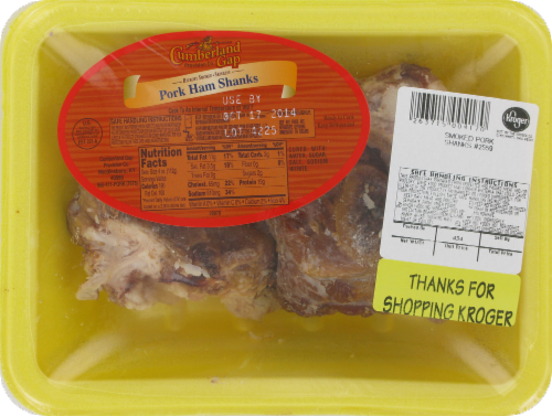 Cumberland Gap Smoked Ham Shank Half Perspective: front