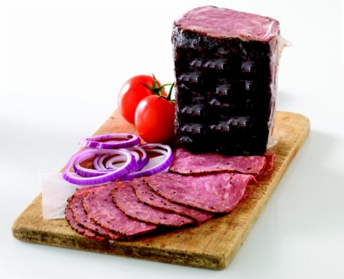 Grab & Go FUD Americano Brand Ham Fresh Sliced Deli Meat Perspective: front