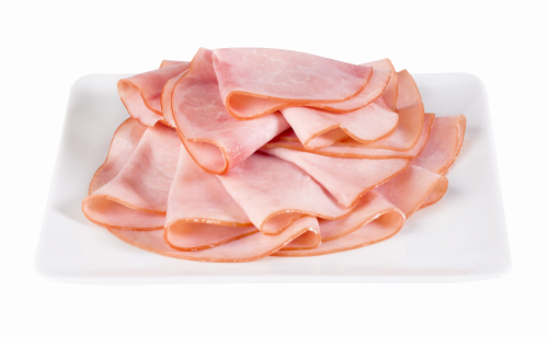Blue Grass Virginia Brand Smoked Ham Fresh Sliced Deli Meat Perspective: front