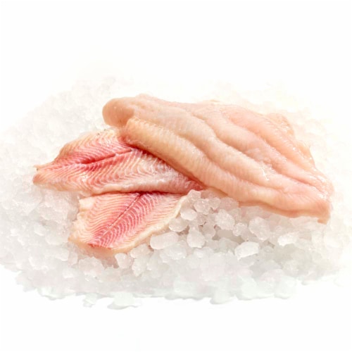 Lemon Pepper Marinated Catfish Fillet Perspective: front