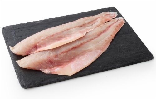 Wild Caught Fresh Redfish Fillet Perspective: front