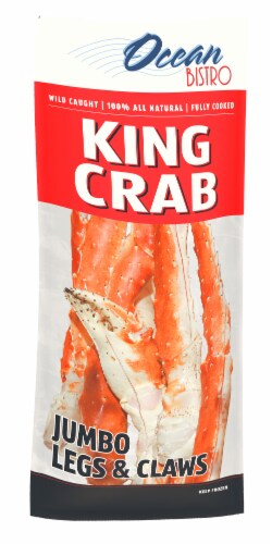 Ocean Bistro Wild Caught Jumbo King Crab Legs and Claws Perspective: front