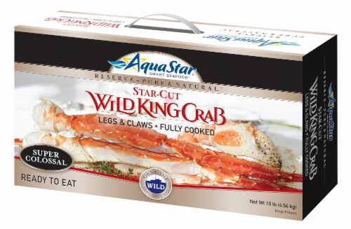 Aqua Star Wild King Crab Legs & Claws Perspective: front