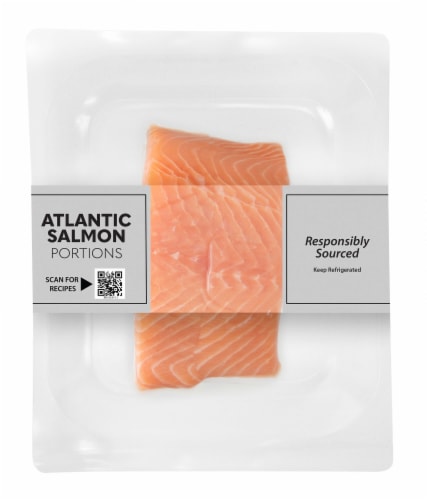 Pacific Seafood Atlantic Salmon Portions Perspective: front