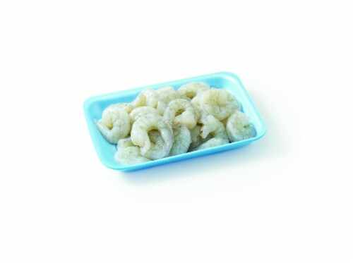 Shrimp Raw White Peeled and Deveined X Large 26/30 Count (Farm Raised Previously Frozen) Perspective: front