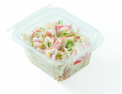 Seafood Salad Shrimp Krab and Cheddar Perspective: front