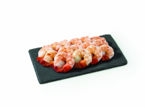 Tail On Frozen Cooked Shrimp 8/12 Perspective: front