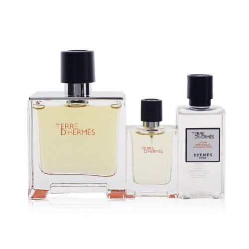 Hermes Terre D'Hermes Coffret: Pure Parfum Spray 75ml + Pure Spray 12.5ml + 3pcs - Pick 'n Save