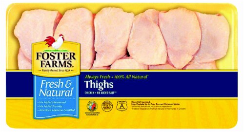 Foster Farms Chicken Thighs Perspective: front