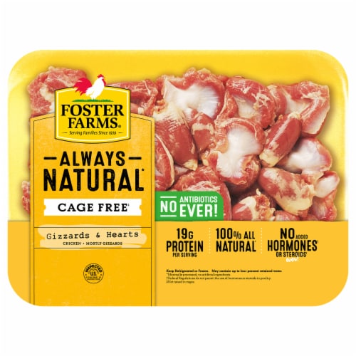 Foster Farms Chicken Gizzards & Hearts, 1 Tray Fred Meyer
