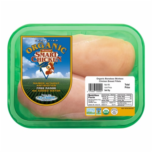 Smart Chicken Organic Boneless Skinless Fresh Chicken Breast Perspective: front