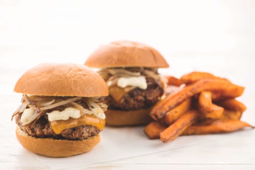 Mini Burgers Perspective: front