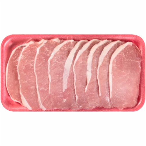 Boneless Thin Pork Chops Perspective: front