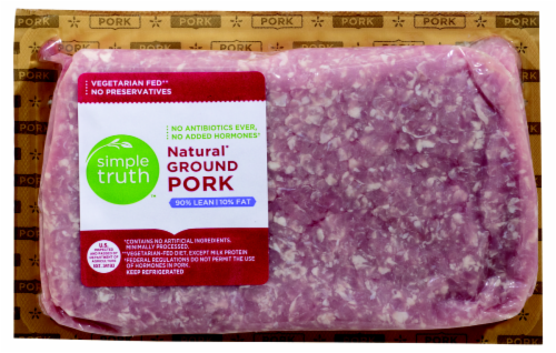 Simple Truth™ Natural Ground Pork 90% Lean Perspective: front