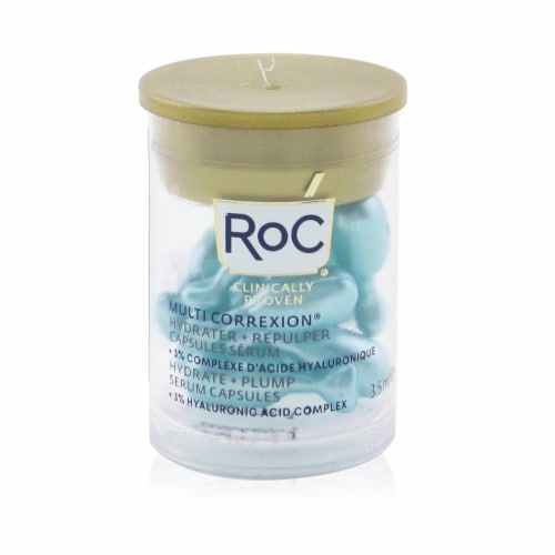 ROC Multi Correxion Hydrate + Plump Serum Capsules 10Caps Perspective: front