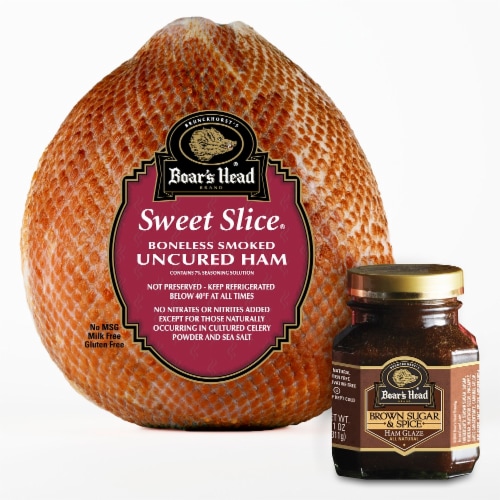 Boar's Head Sweet Slice Boneless Smoked Uncured Ham & Glaze Gift Box